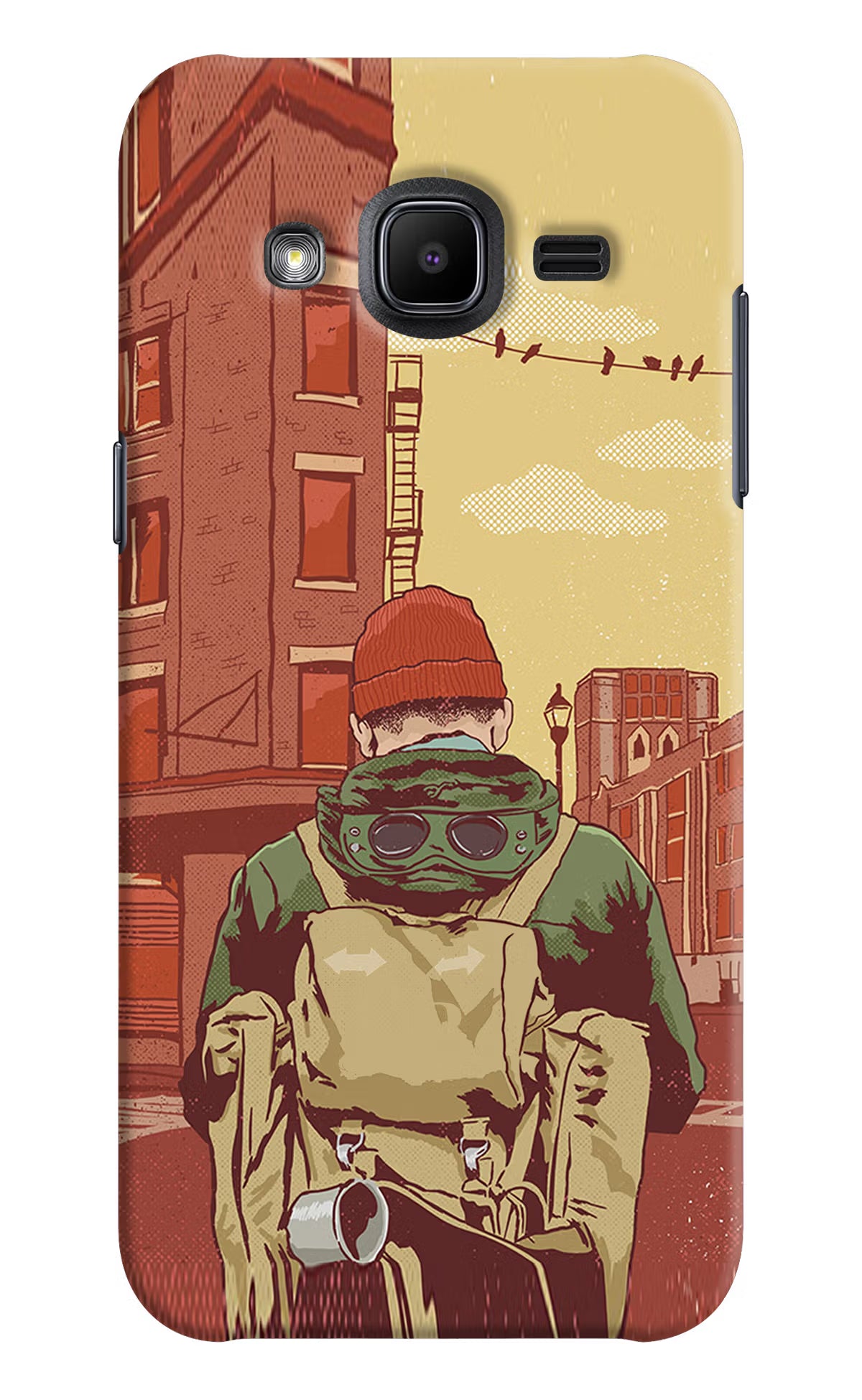 Adventurous Samsung J2 2017 Hard Case Back Cover by Casekaro