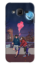 Chilling Couple Samsung J2 2017 Hard Case Back Cover by Casekaro