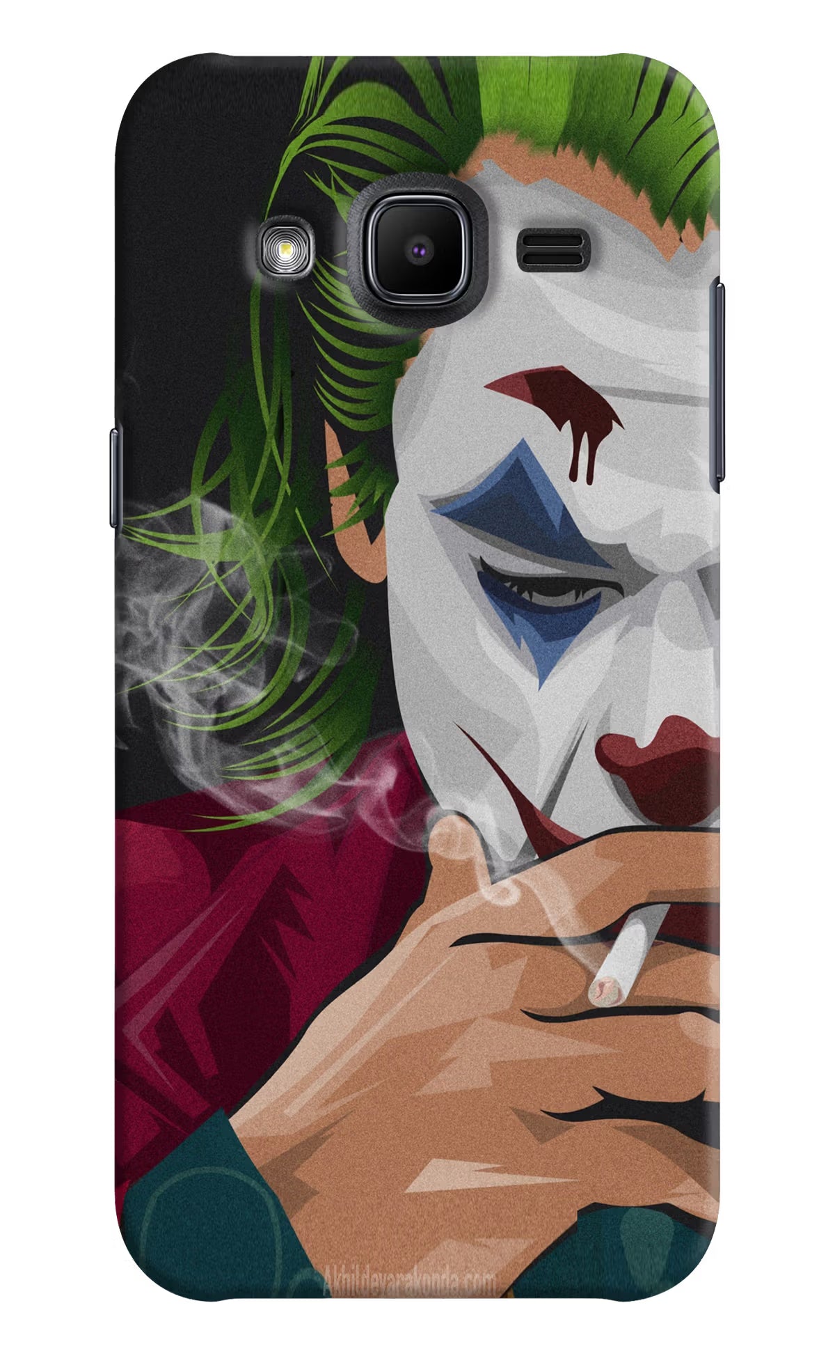 Joker Smoking Samsung J2 2017 Hard Case Back Cover by Casekaro