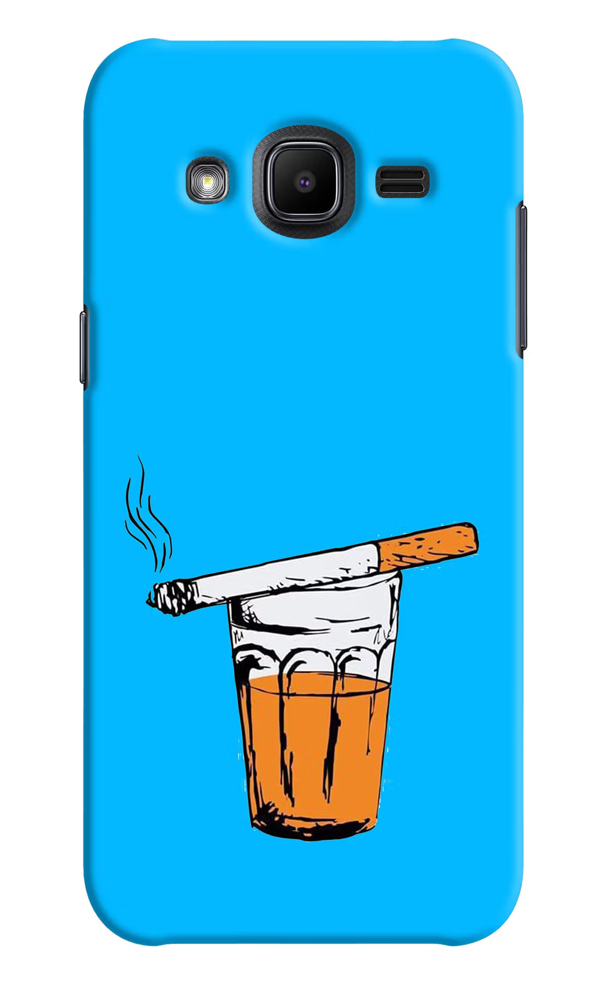 Chai Sutta Samsung J2 2017 Hard Case Back Cover by Casekaro