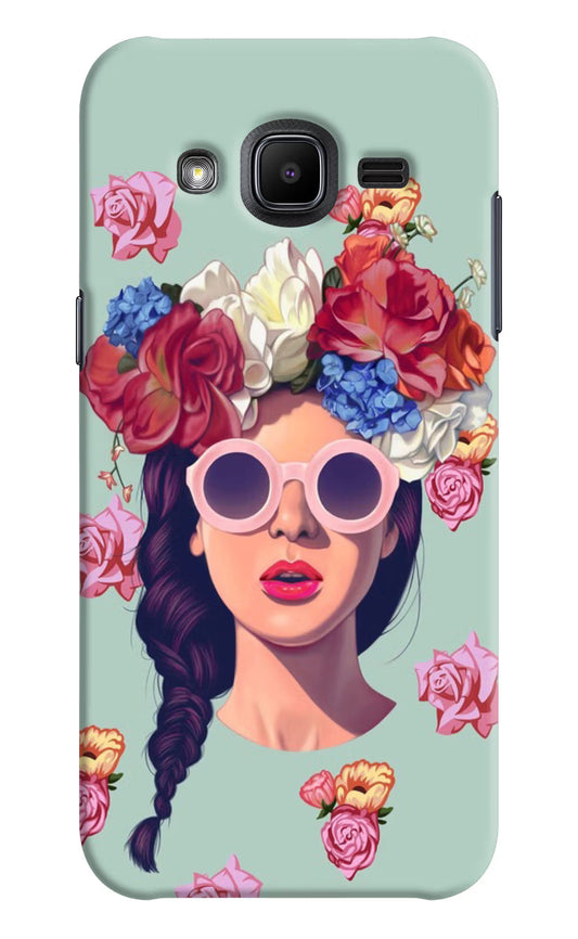 Pretty Girl Samsung J2 2017 Hard Case Back Cover by Casekaro