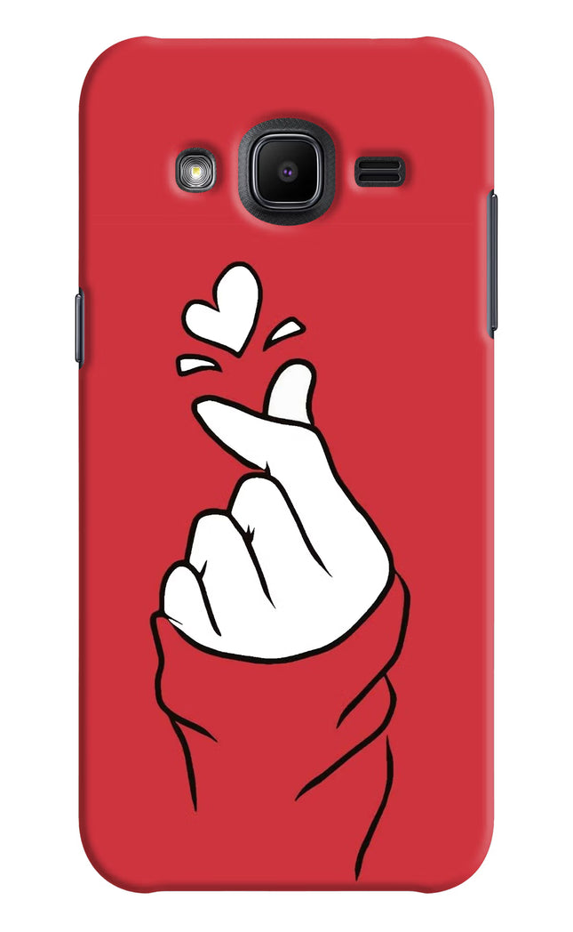 Korean Love Sign Samsung J2 2017 Hard Case Back Cover by Casekaro
