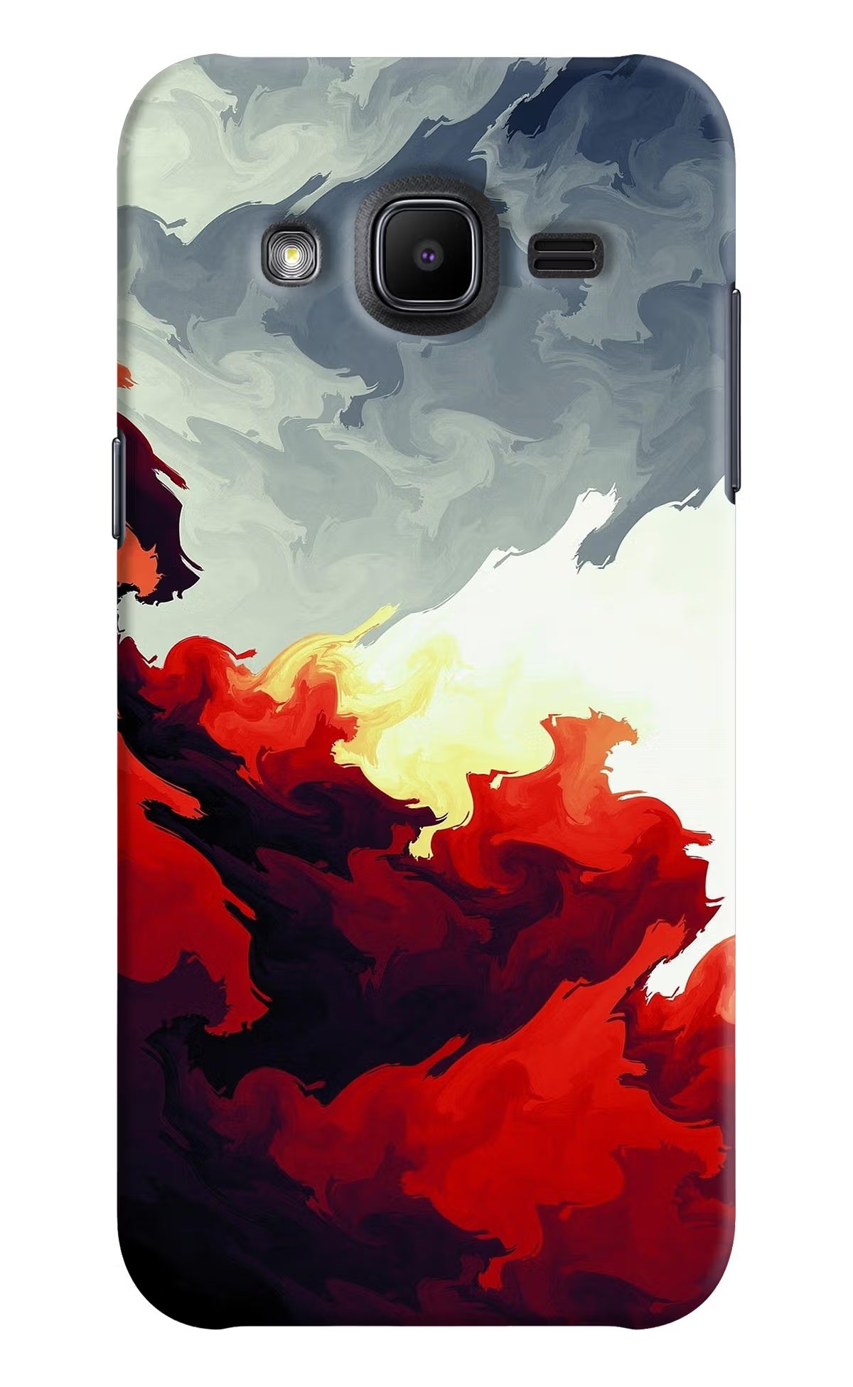 Fire Cloud Samsung J2 2017 Hard Case Back Cover by Casekaro