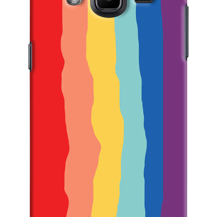 Rainbow Samsung J2 2017 Hard Case Back Cover by Casekaro