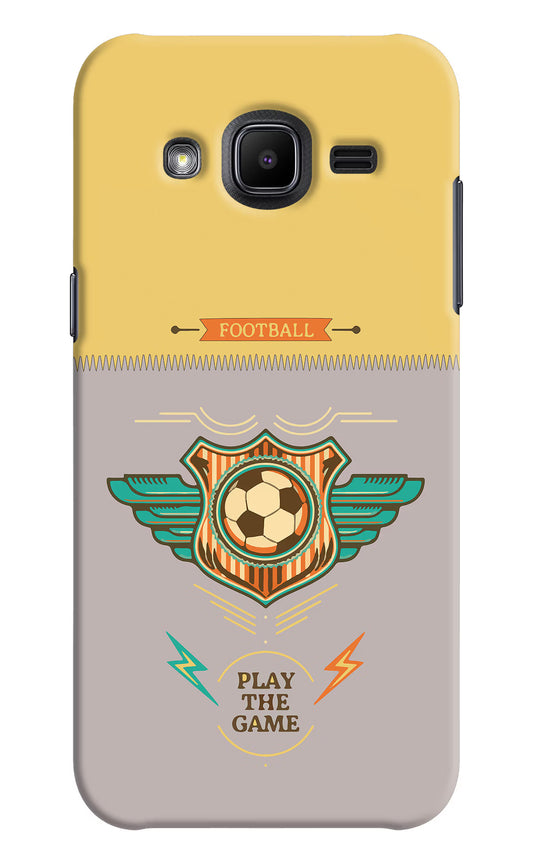 Football Samsung J2 2017 Hard Case Back Cover by Casekaro
