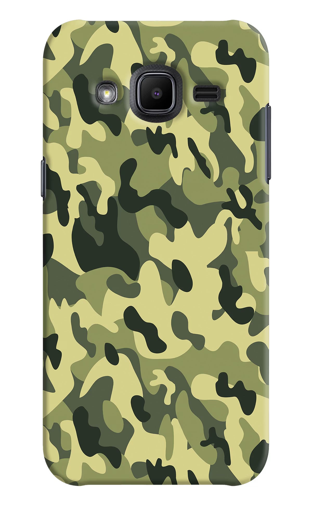Camouflage Samsung J2 2017 Hard Case Back Cover by Casekaro