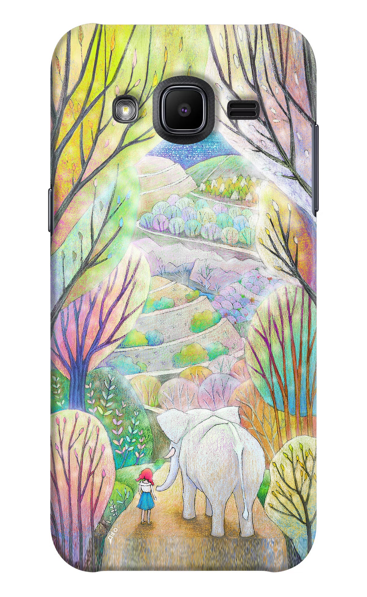 Nature Painting Samsung J2 2017 Hard Case Back Cover by Casekaro