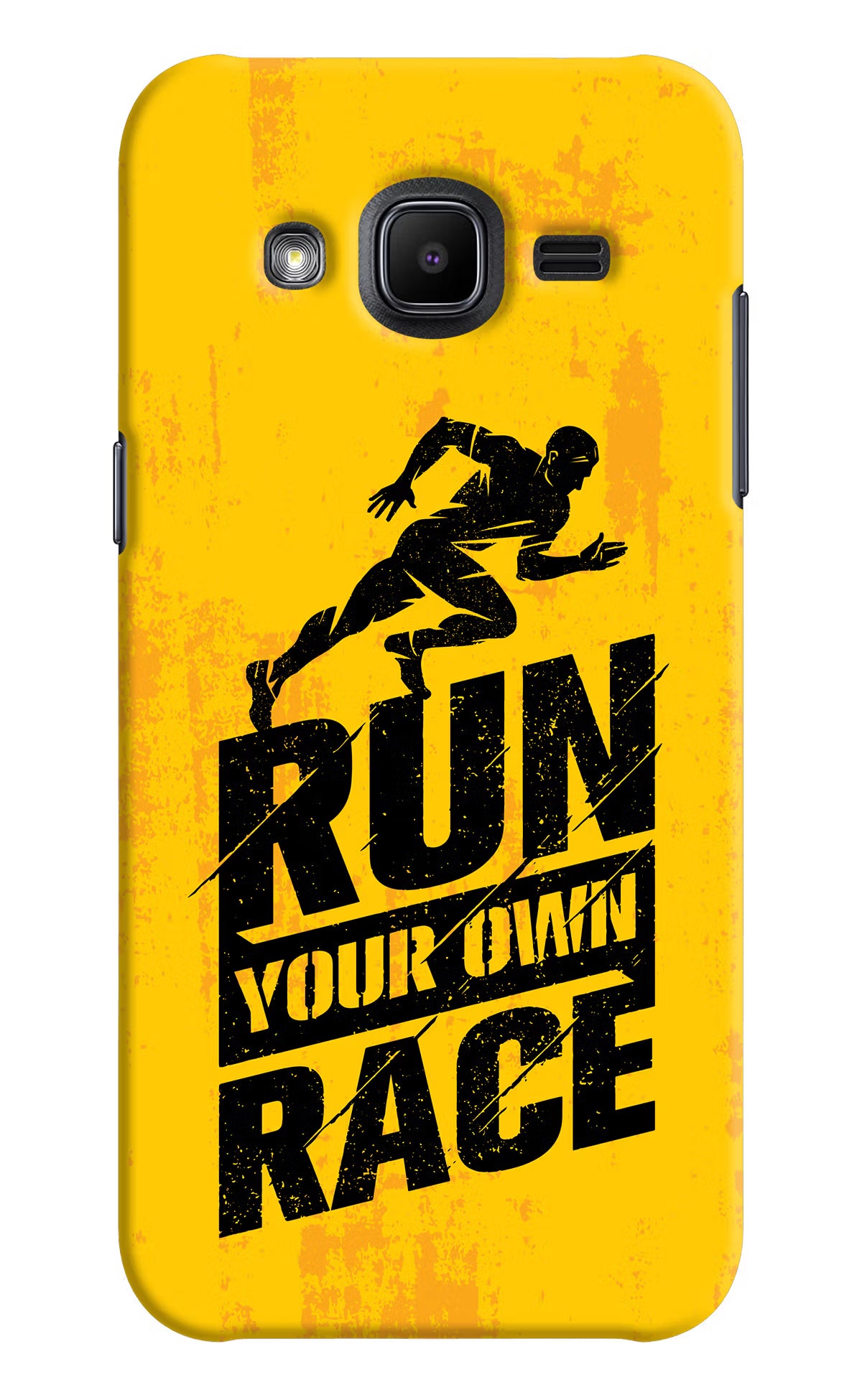 Run Your Own Race Samsung J2 2017 Hard Case Back Cover by Casekaro