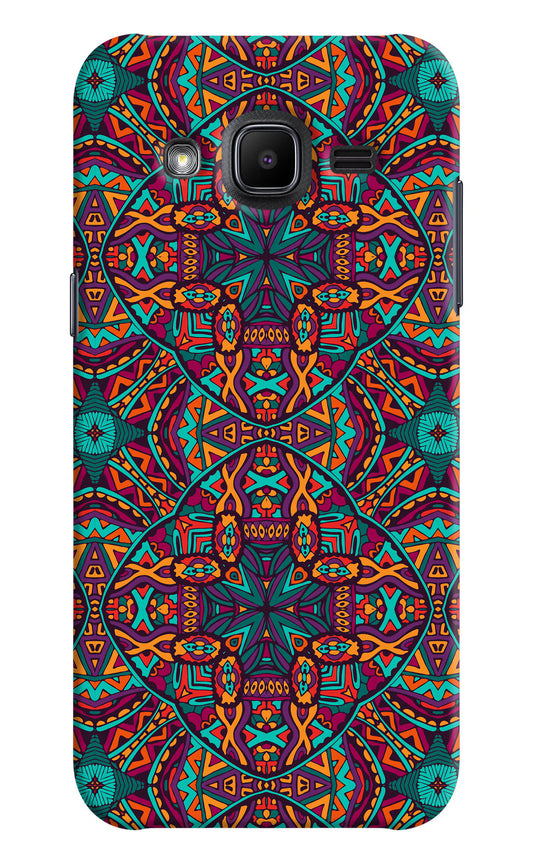 Colour Mandala Samsung J2 2017 Hard Case Back Cover by Casekaro