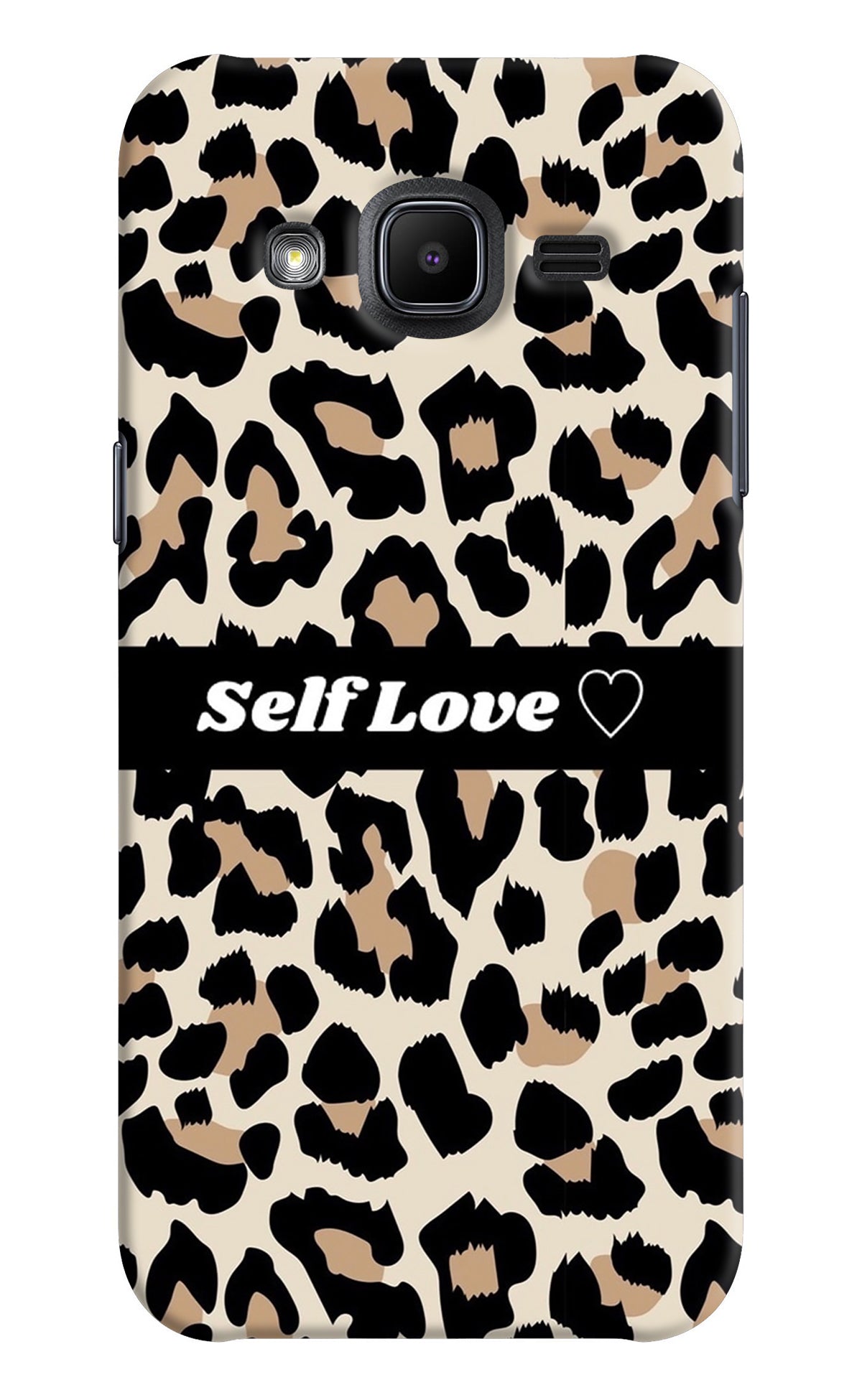 Leopard Print Self Love Samsung J2 2017 Back Cover