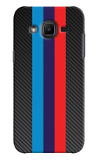 BMW Stripes Pattern Samsung J2 2017 Hard Case Back Cover by Casekaro