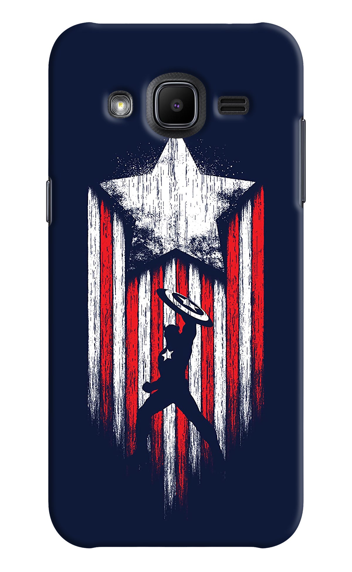 Captain America Marvel Art Samsung J2 2017 Back Cover