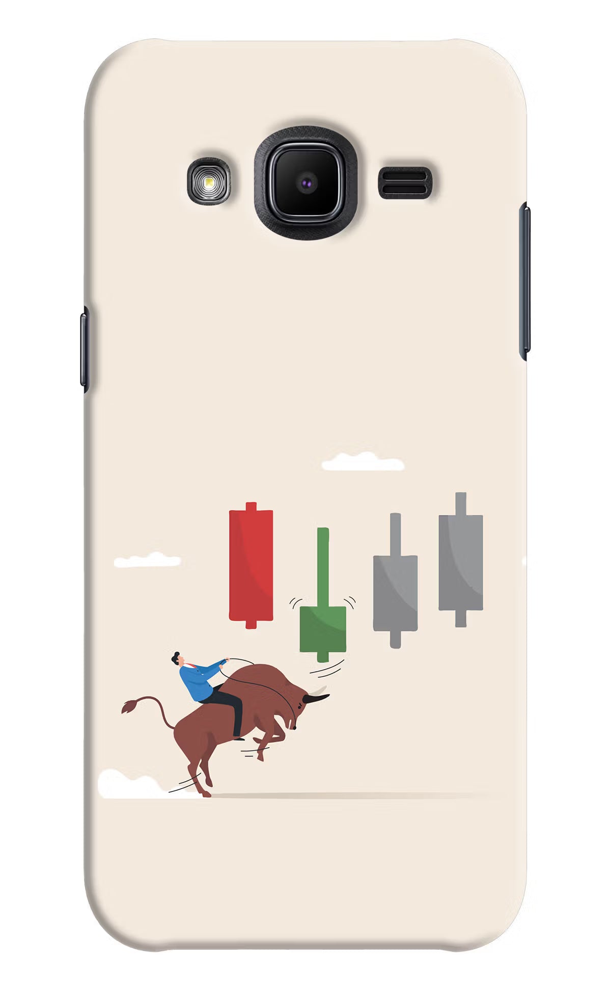 Bull Trading Momentum Samsung J2 2017 Hard Case Back Cover by Casekaro