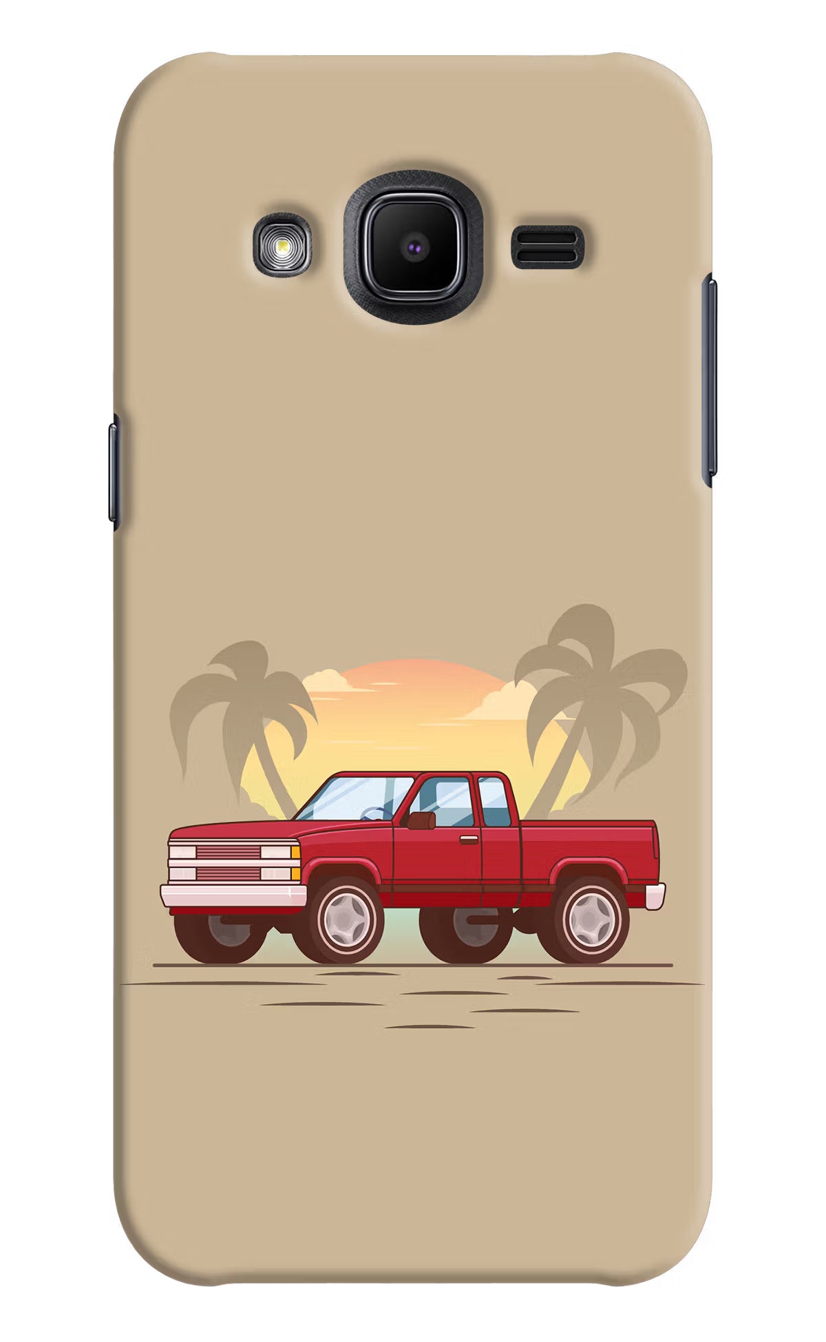 Desert Classic Drive Samsung J2 2017 Hard Case Back Cover by Casekaro