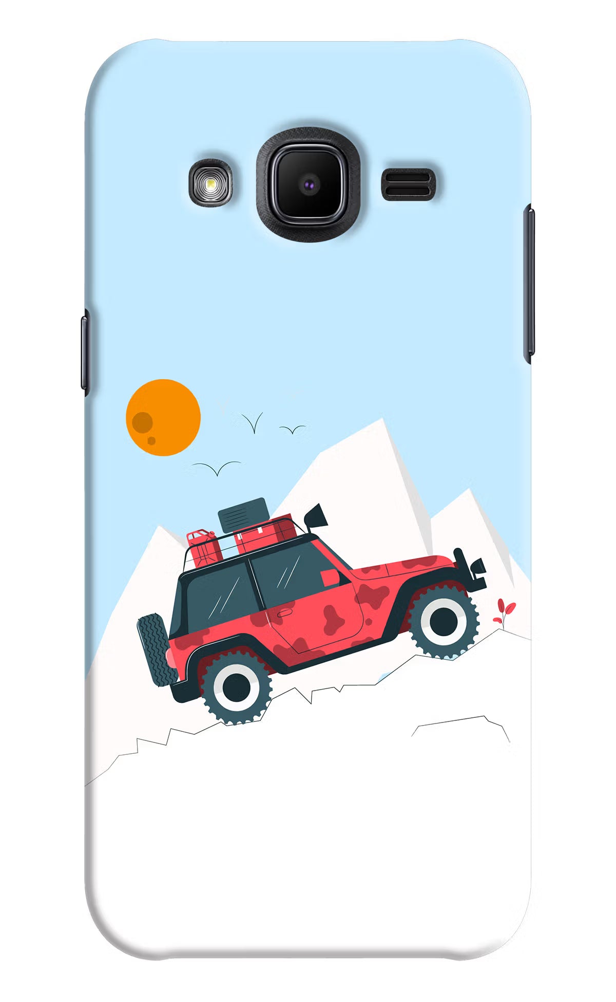 Mountain Trail Beast Samsung J2 2017 Hard Case Back Cover by Casekaro