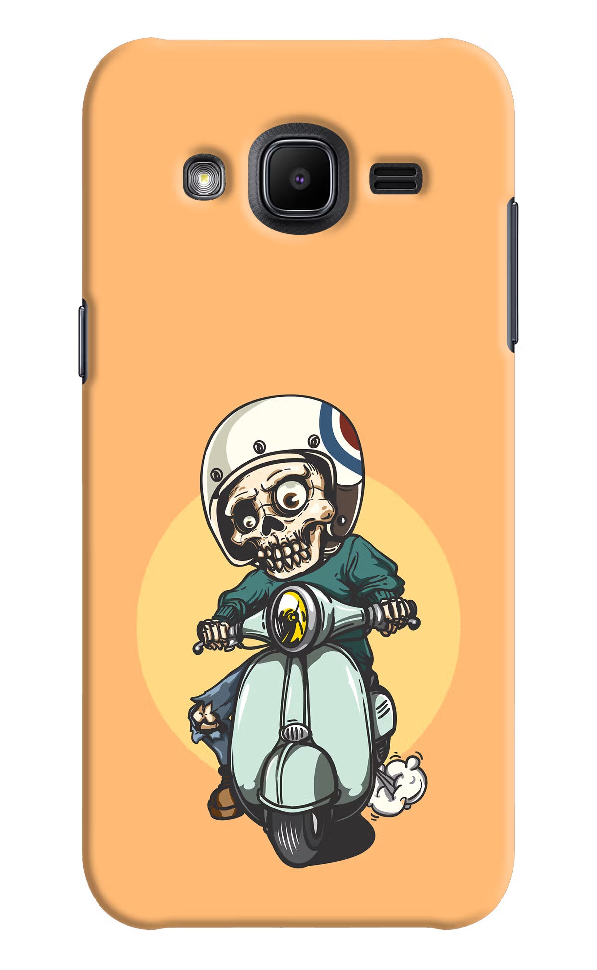 Undead Biker Samsung J2 2017 Hard Case Back Cover by Casekaro