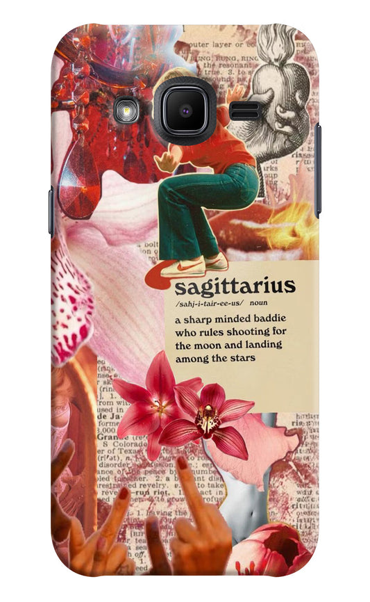 Sagittarius Zodiac Samsung J2 2017 Hard Case Back Cover by Casekaro