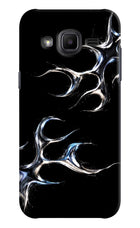 Chrome Tribal Samsung J2 2017 Hard Case Back Cover by Casekaro