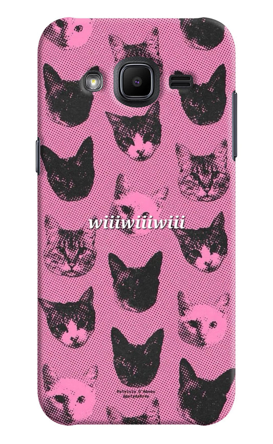 Pink Cats Samsung J2 2017 Hard Case Back Cover by Casekaro
