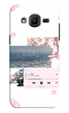 Wave to earth Samsung J2 2017 Hard Case Back Cover by Casekaro