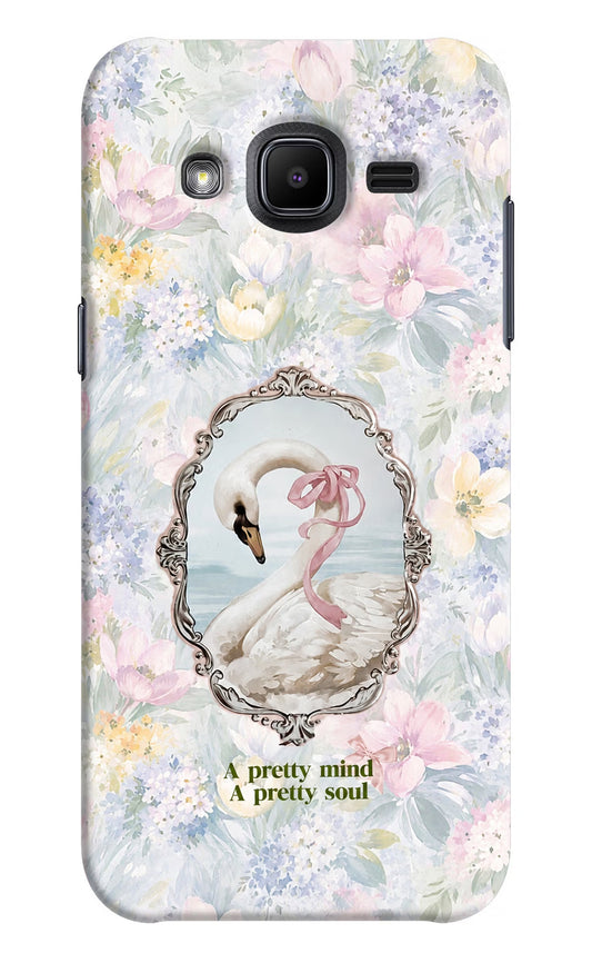 Pretty Mind Pretty Soul Samsung J2 2017 Hard Case Back Cover by Casekaro
