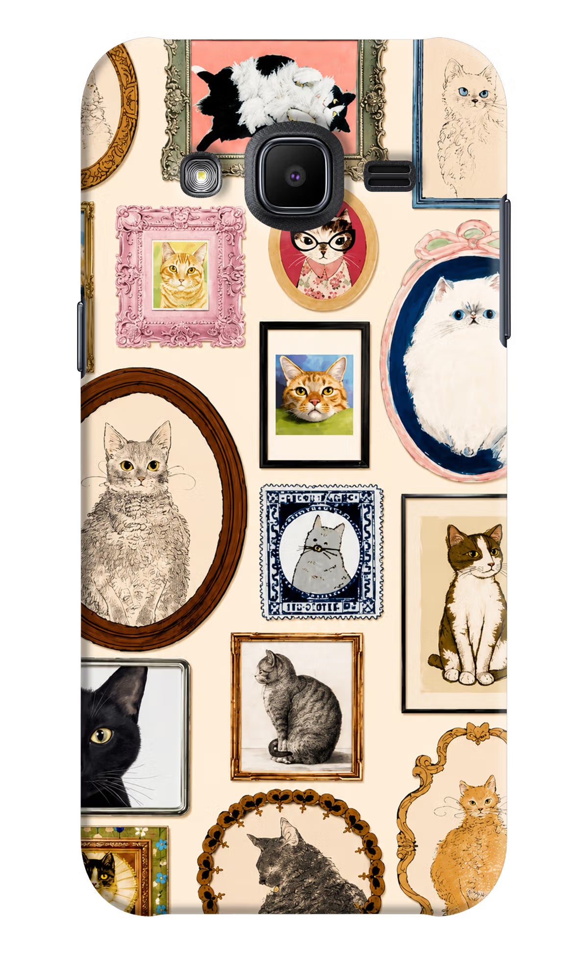 Mirror Cats Samsung J2 2017 Back Cover