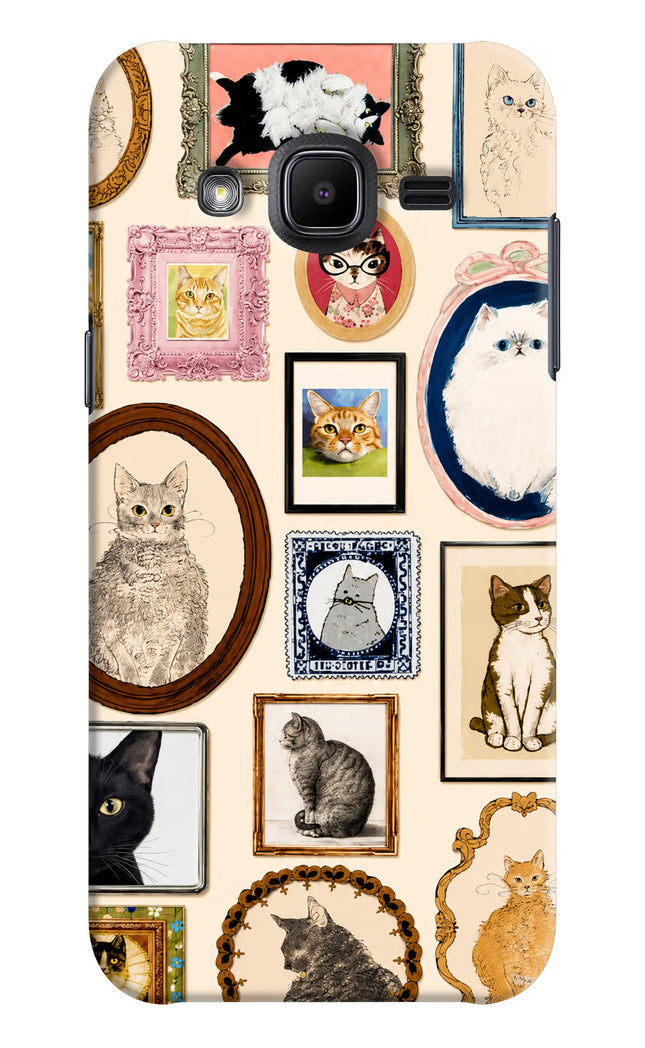 Mirror Cats Samsung J2 2017 Hard Case Back Cover by Casekaro