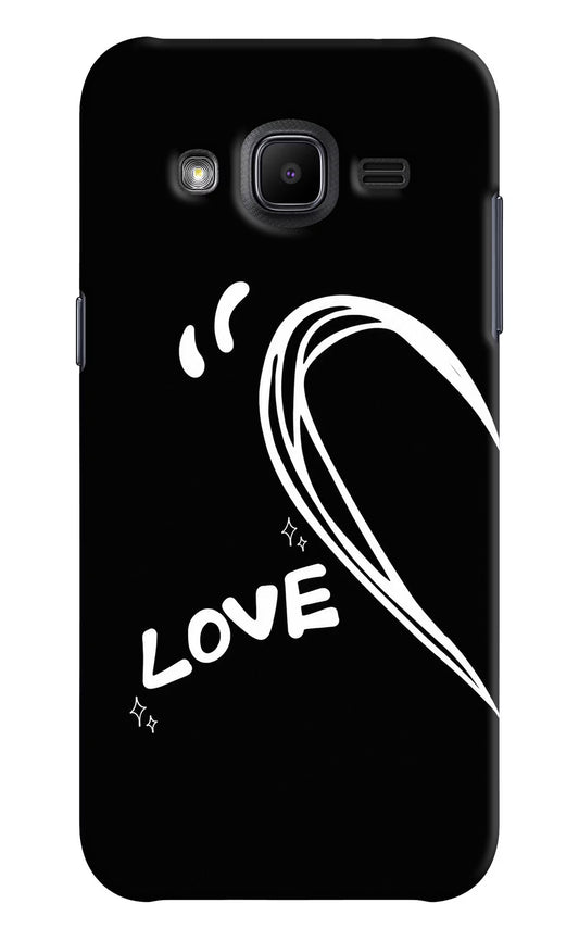 Love Line Samsung J2 2017 Hard Case Back Cover by Casekaro