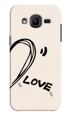 Soul Line Samsung J2 2017 Hard Case Back Cover by Casekaro