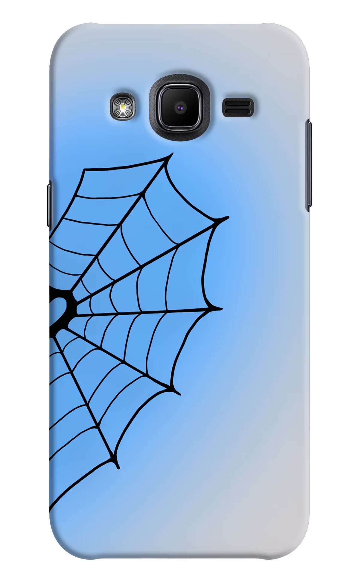 Blue Web Samsung J2 2017 Back Cover