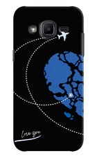 Love Orbit Samsung J2 2017 Hard Case Back Cover by Casekaro