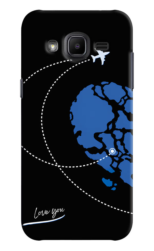 Love Orbit Samsung J2 2017 Hard Case Back Cover by Casekaro