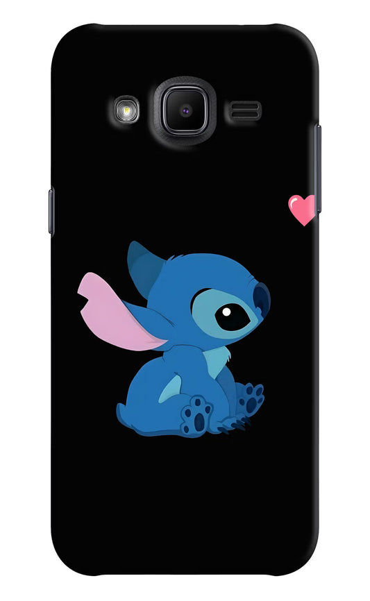 Stitch Crush Samsung J2 2017 Hard Case Back Cover by Casekaro
