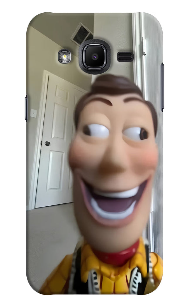 Side Eye Woody Samsung J2 2017 Hard Case Back Cover by Casekaro