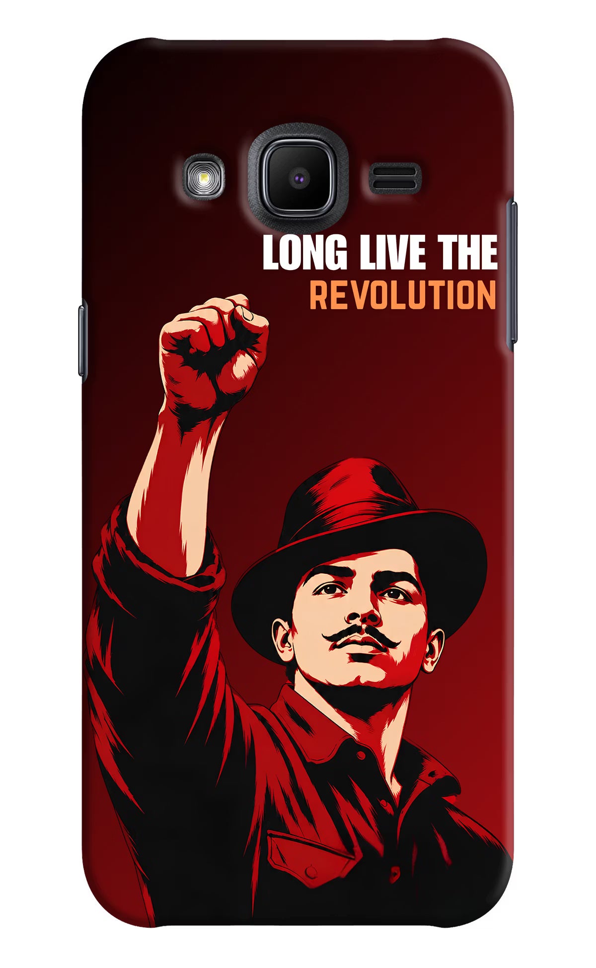 Bhagat Singh Revolution Samsung J2 2017 Back Cover