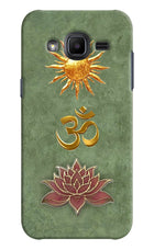Om & Lotus Samsung J2 2017 Back Cover