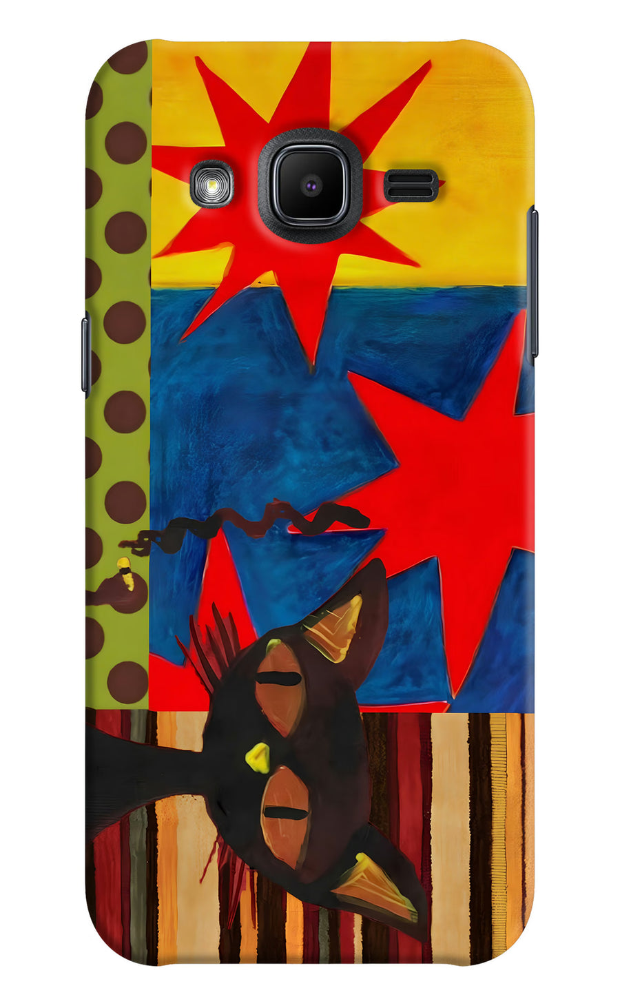 Pop Cat Samsung J2 2017 Back Cover, Hard case