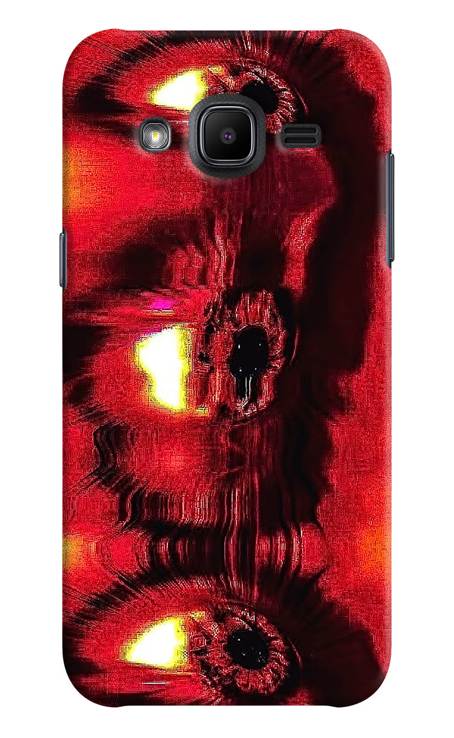 Fire Eye Samsung J2 2017 Back Cover, Hard case