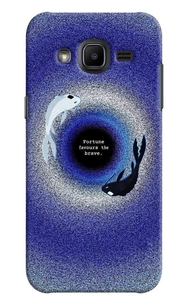 Dark Koi Samsung J2 2017 Hard Case Back Cover by Casekaro