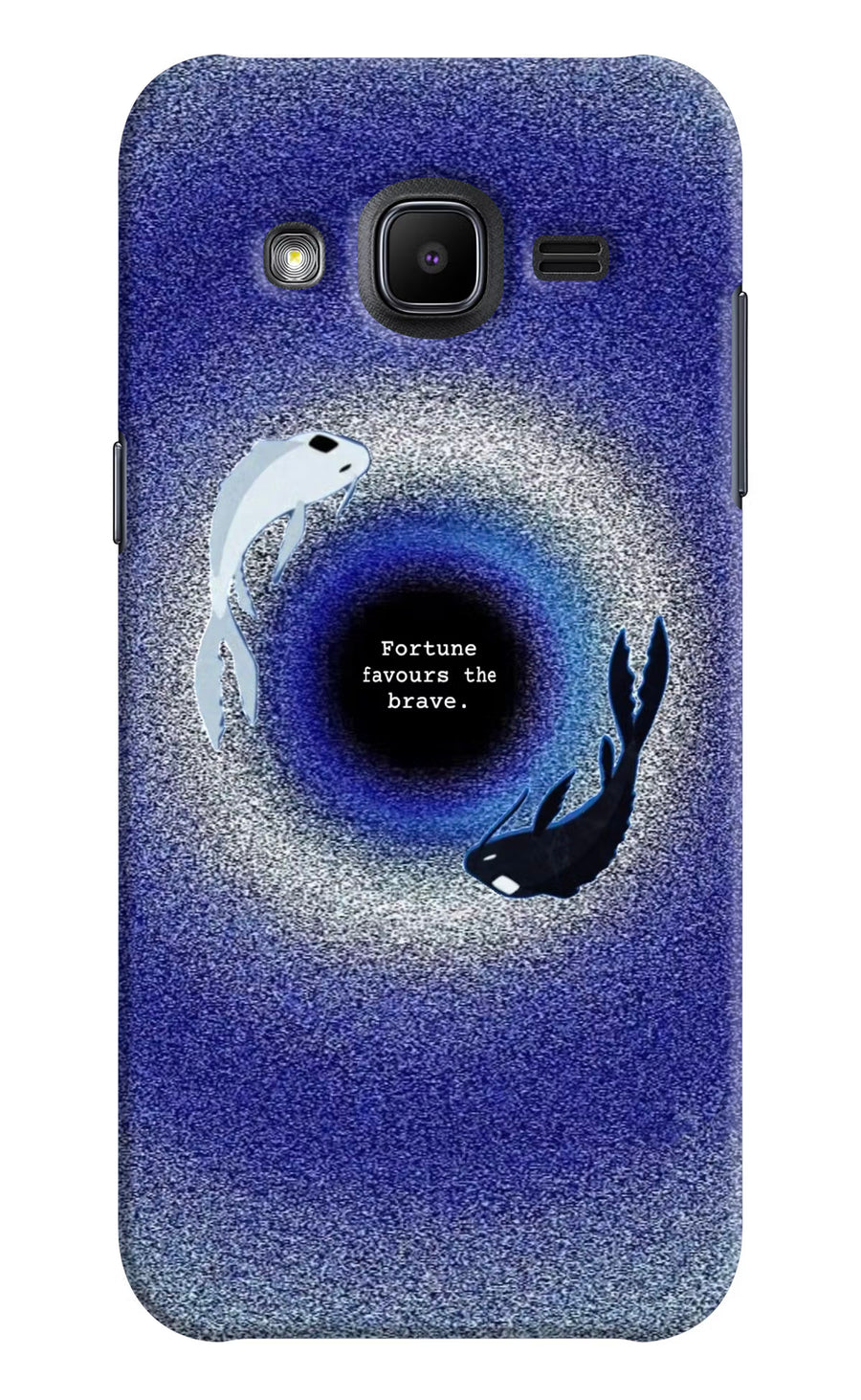 Dark Koi Samsung J2 2017 Back Cover, Hard case