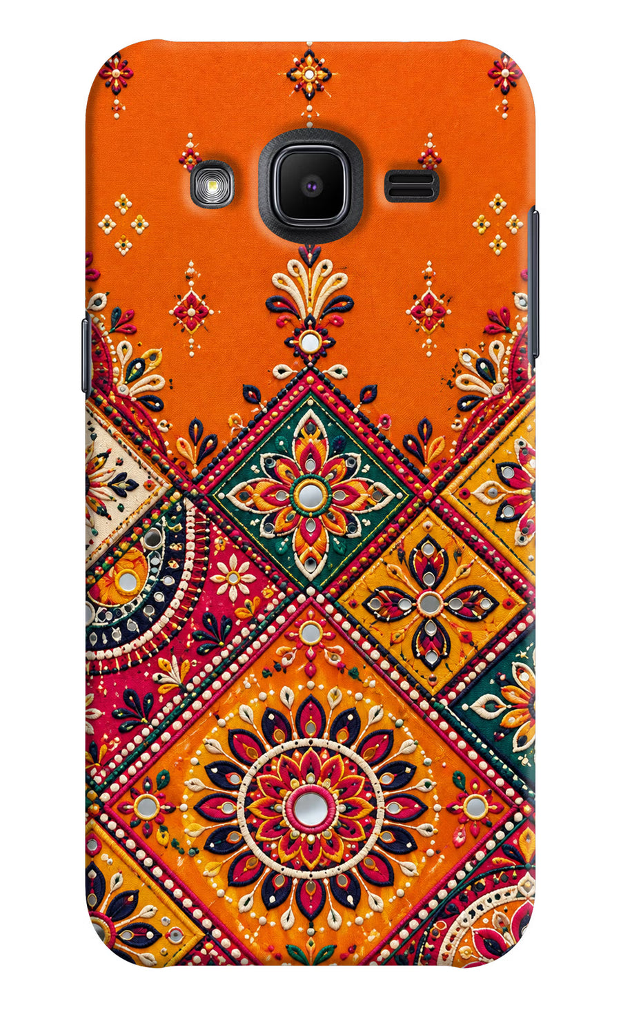 Kutch Glow Samsung J2 2017 Back Cover, Hard case
