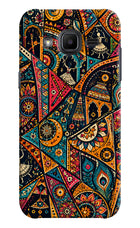 Folk Print Samsung J2 2017 Back Cover