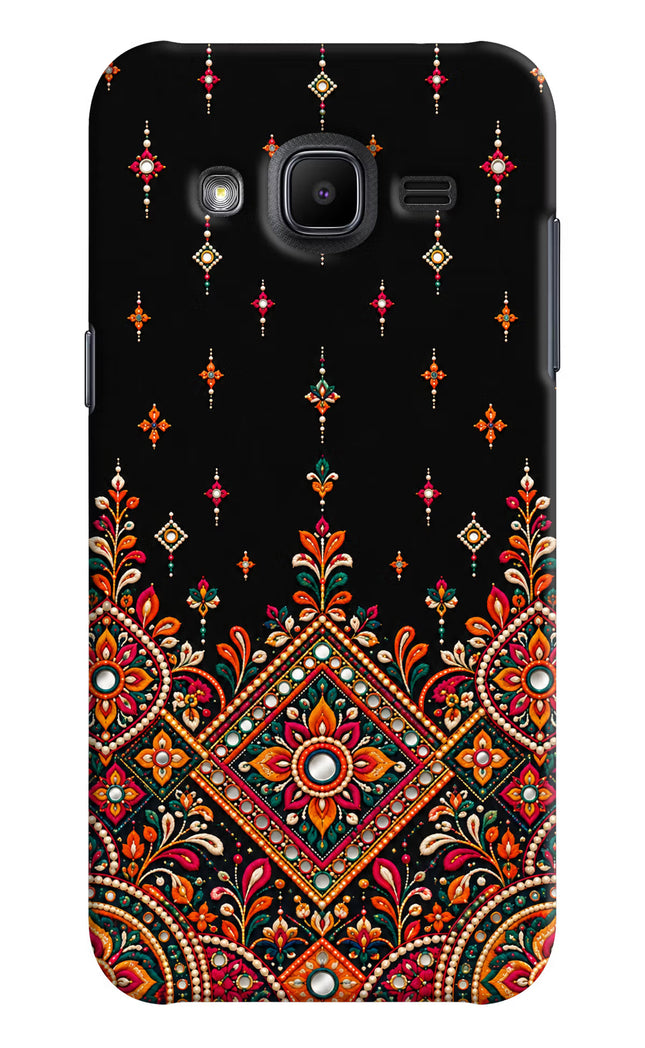 Noir Mehfil Samsung J2 2017 Hard Case Back Cover by Casekaro
