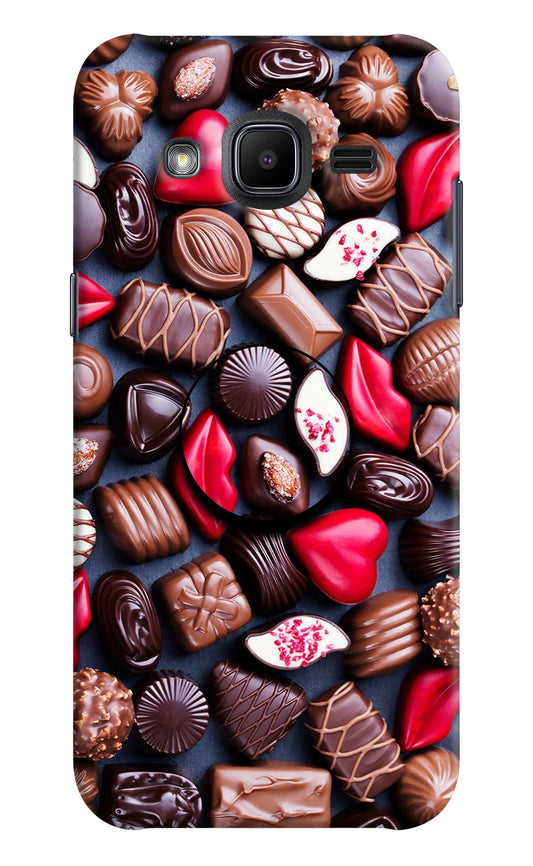 Chocolates Samsung J2 2017 Pop Case by Casekaro