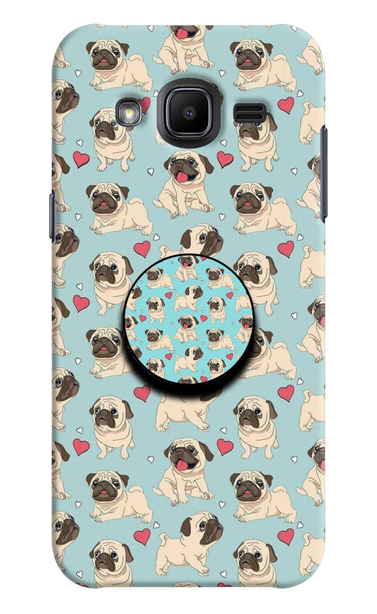 Pug Dog Samsung J2 2017 Pop Case by Casekaro
