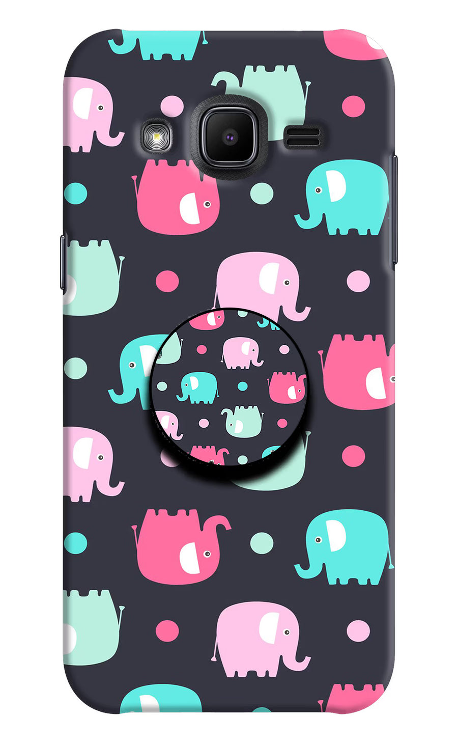 Baby Elephants Samsung J2 2017 Pop Case, Hard case