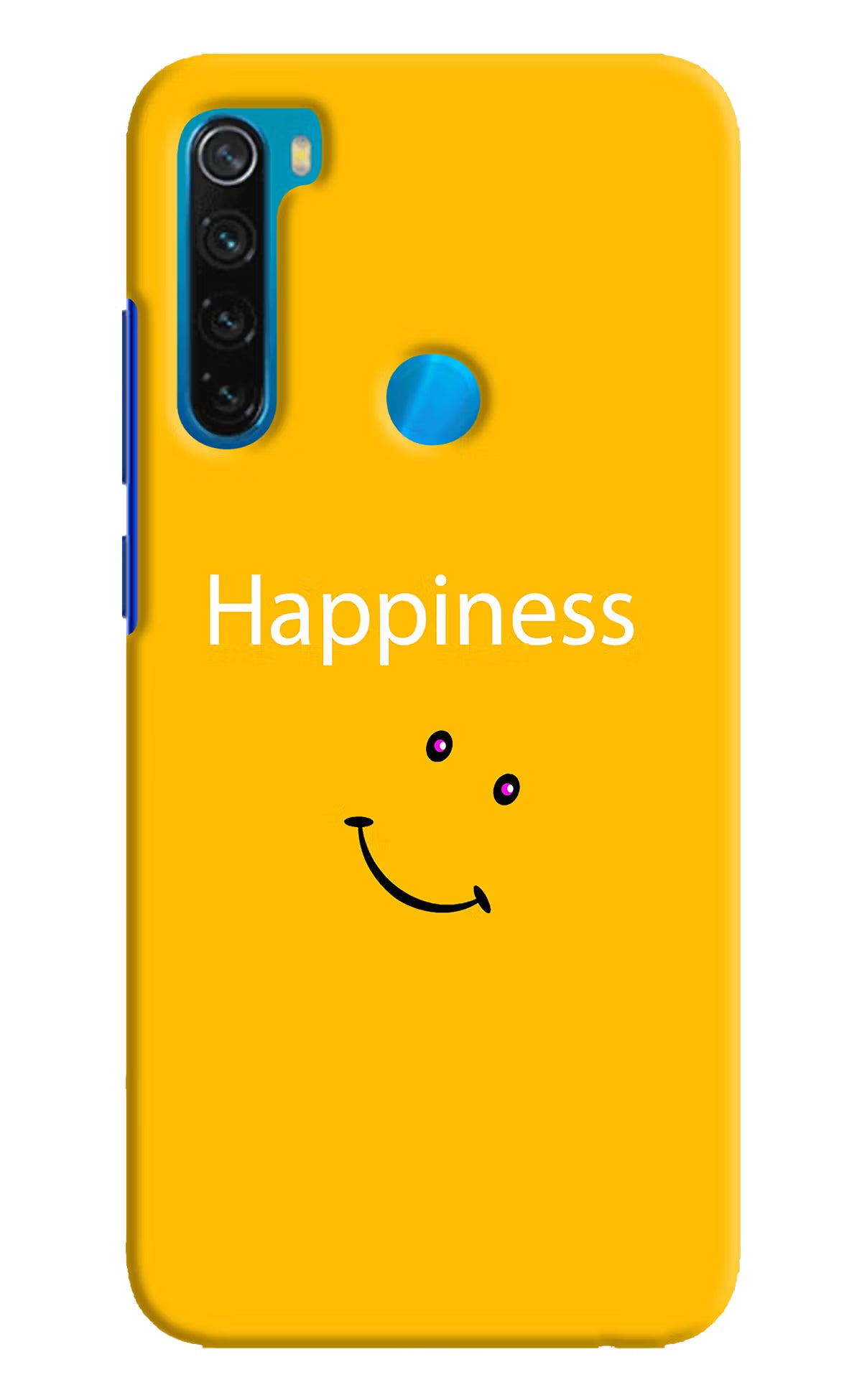 Happiness With Smiley Redmi Note 8 Hard Case Back Cover by Casekaro