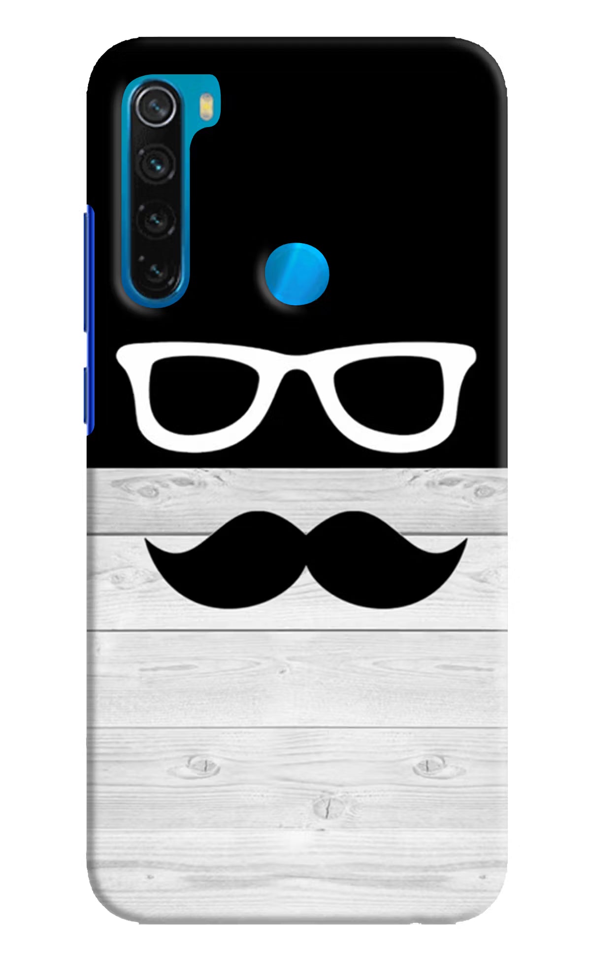 Mustache Redmi Note 8 Hard Case Back Cover by Casekaro