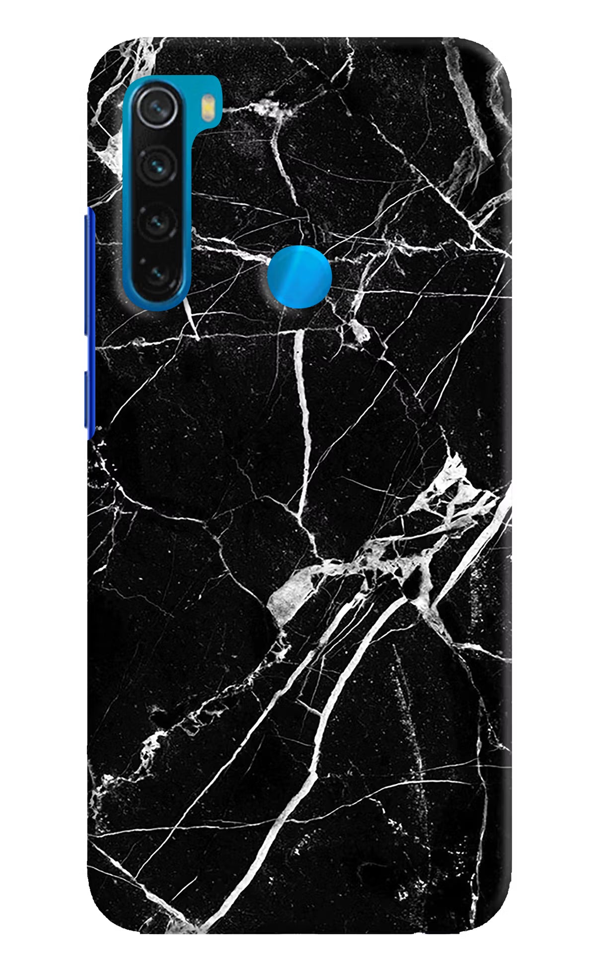 Black Marble Pattern Redmi Note 8 Hard Case Back Cover by Casekaro