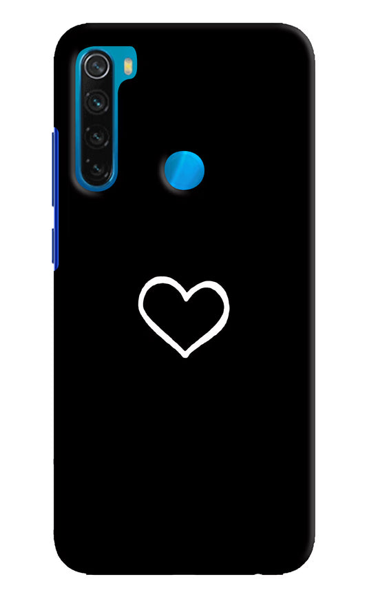 Heart Redmi Note 8 Hard Case Back Cover by Casekaro